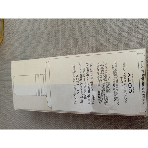 STETSON Cologne Spray For Men 2.25 fl oz - Vintage OLD FORMULA - NEW IN BOX - Picture 3 of 6